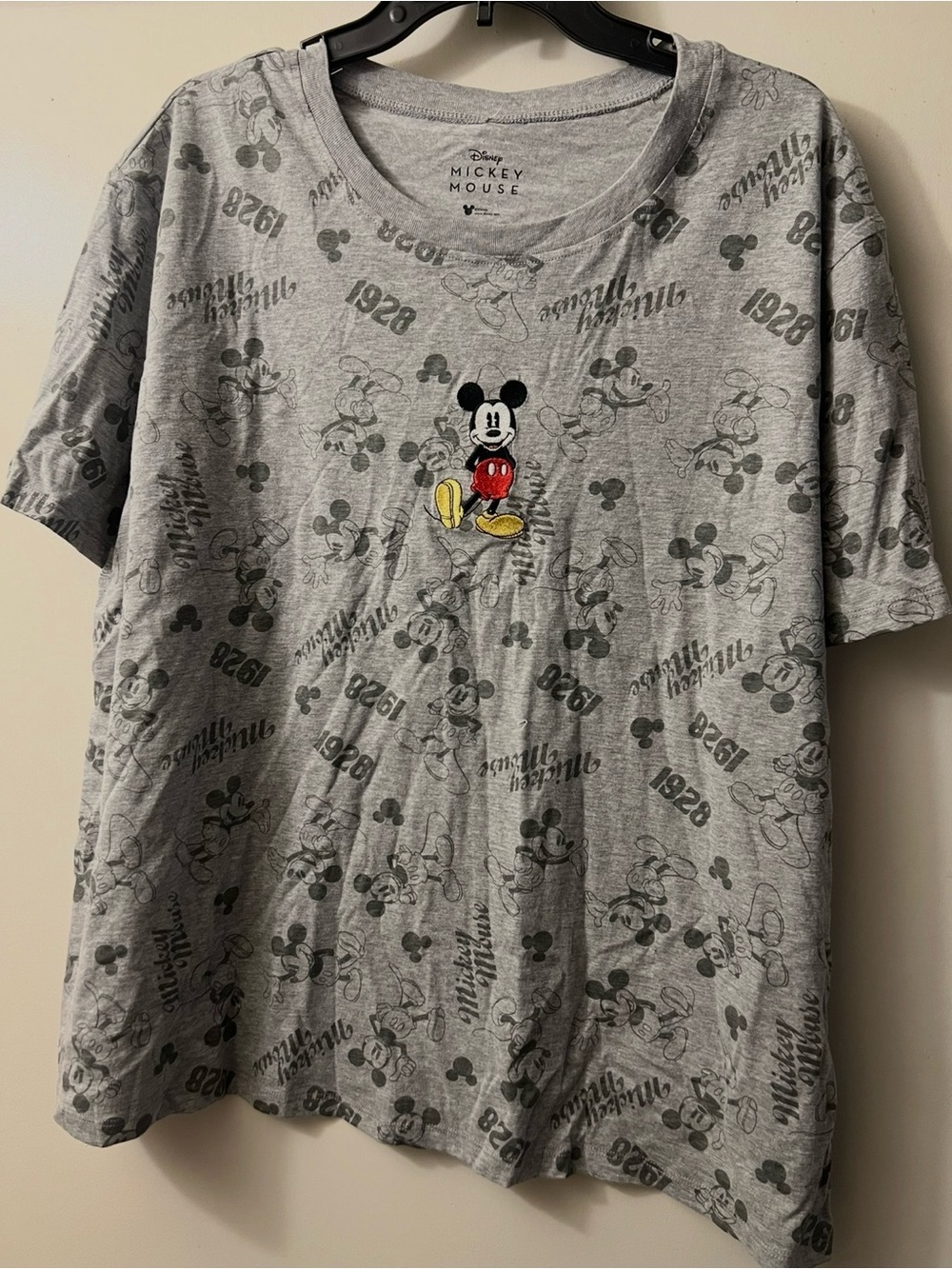 Disney Grey Graphic Tee Size 3x